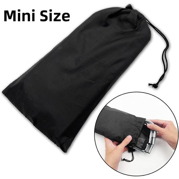 Waiting In-Line Convention Events Mini Folding Stool - Gold - Picture 5 of 5